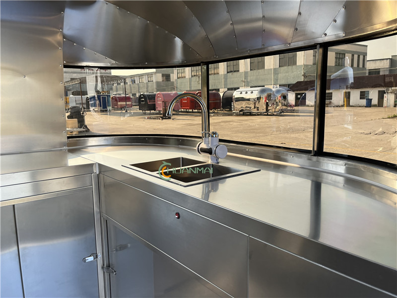 Нов Приколка за продажба на добра COC Airstream Remorque Food Truck,Catering Trailer,Mobile Food Trailers: слика 9