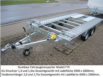 Нов Автотранспортна приколка Humbaur - FTK274020 Fahrzeugtransporter Autotransporter: слика 1