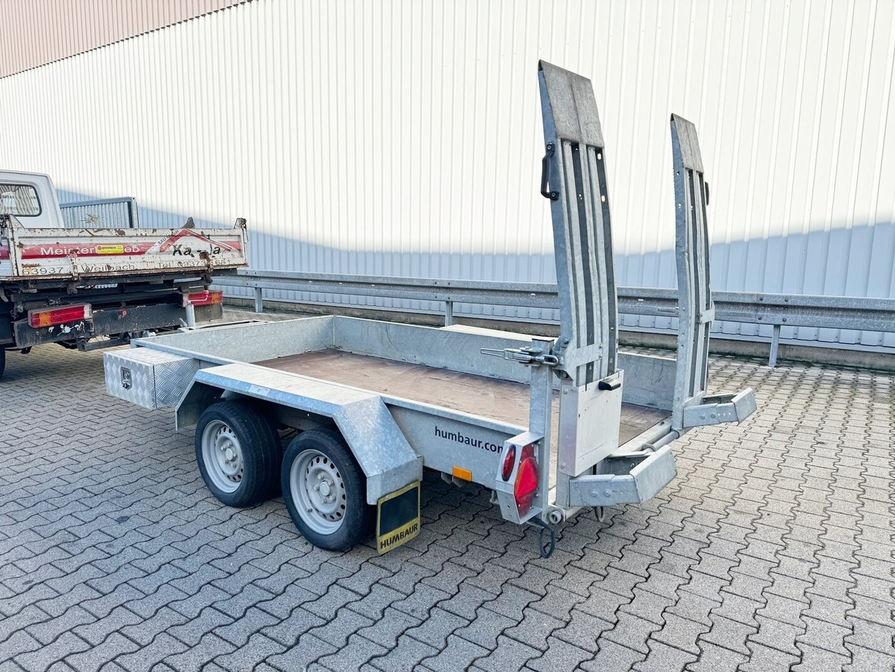 Приколка за низок утовар за транспорт на тешка машини Humbaur HS 353016 HS 353016, Verzinkt: слика 4