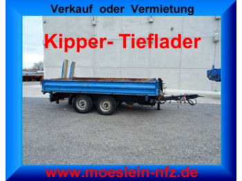 Blomenröhr 885/10500 Tandemkipper- Tieflader  - Кипер приколка