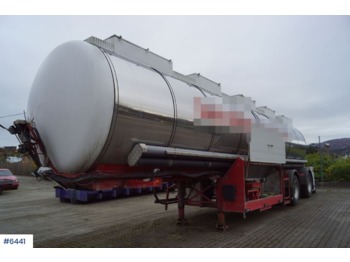  Lag 2 axle Tank semitrailer with diesel heater. - Приколка
