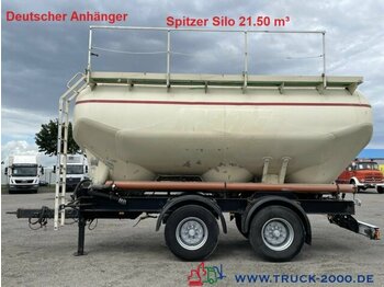  Tonne Spitzer Silo 21.50 m³ Staub.- Rieselgüter - Приколка цистерна