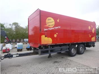 2005 Orten ZFPR18 Twin Axle Tandem Trailer, Tail Lift (German Reg. Docs. Available) - Приколка сандучар