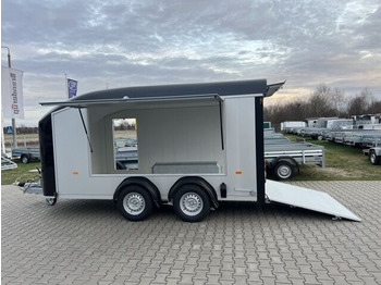 Debon C800 furgon van trailer 3000 KG GVW car transporter Cheval Liber - Приколка сандучар