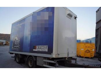 Ekeri 2 axle box trailer with rear lift  - Приколка сандучар