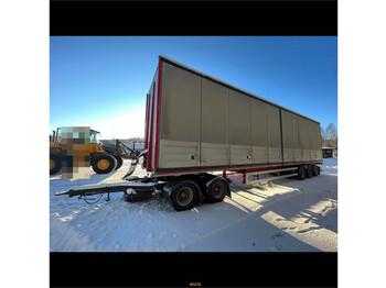 Kilafors 3 axle semi trailer with 2014 Parator SD 18 dolly - Приколка сандучар