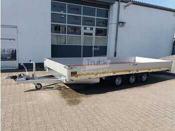  Eduard - Multitrailer Tridem 3500kg 556x220cm Alurampen - Приколка за градежни машини