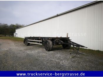 Schmitz Cargobull AWF 18 BDF Lafette **SAF*Scheibe**  - Транспортер на контејнер/ Приколка со променливо тело