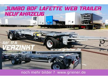 Web-Trailer JUMBO / MAXI BDF 7,15/7,45 LAFETTE 960 mm höhe  - Транспортер на контејнер/ Приколка со променливо тело