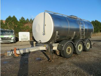Приколка цистерна за транспорт на млеко Vi-To 3 axle 18.000 L Milk Stainless Steel: слика 1