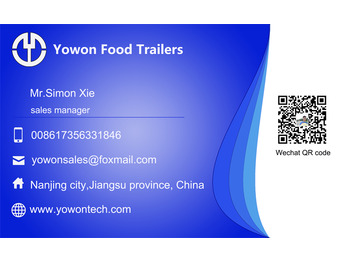 Нов Приколка за продажба на добра за транспорт на храна Yowon commercial food vending trailer Airstream type food truck: слика 5