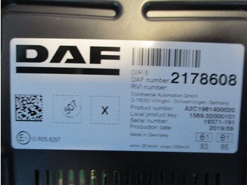 Контролна табла за Камион DAF 2178608 INSTRUMENTENPANEEL DAF XF CF NIEUWE !!!!: слика 3