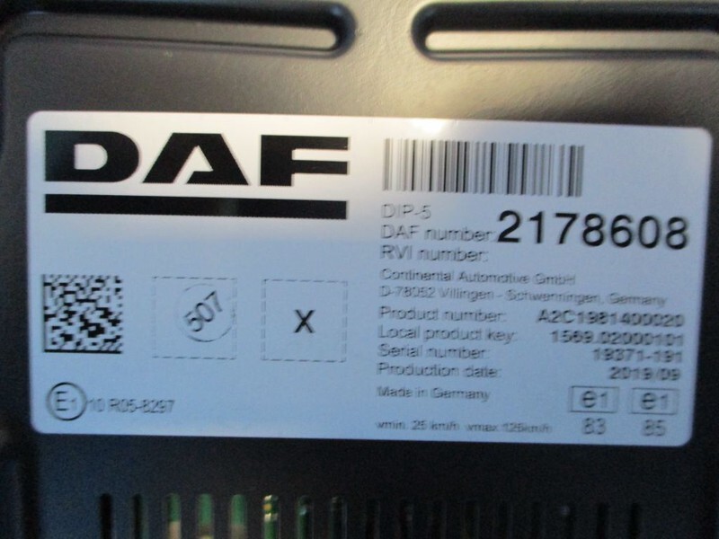 Контролна табла за Камион DAF 2178608 INSTRUMENTENPANEEL DAF XF CF NIEUWE !!!!: слика 3