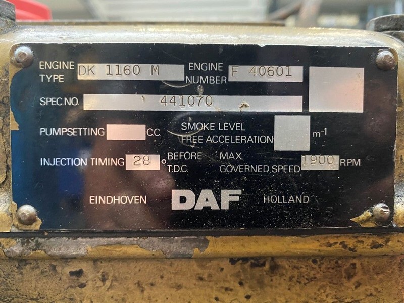 Мотор DAF DK 1160 M 200 PK Marine Diesel motor: слика 3