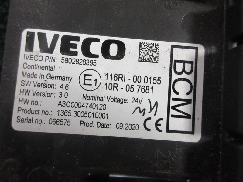 Електричен систем за Камион Iveco 5802828395 BCM MODULEN IVECO S WAY EURO 6 MODEL 2021: слика 2