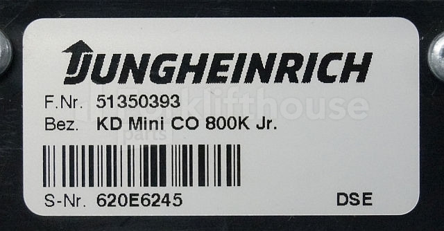 Контролна табла за Опрема за ракување со материјали Jungheinrich 51350393 Display KD mini Co 800K Jr. sn. 620E6245: слика 3