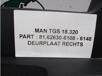 Кабина и ентериер за Камион MAN 81.62630-6108 DEUR PLAAT TGS: слика 2