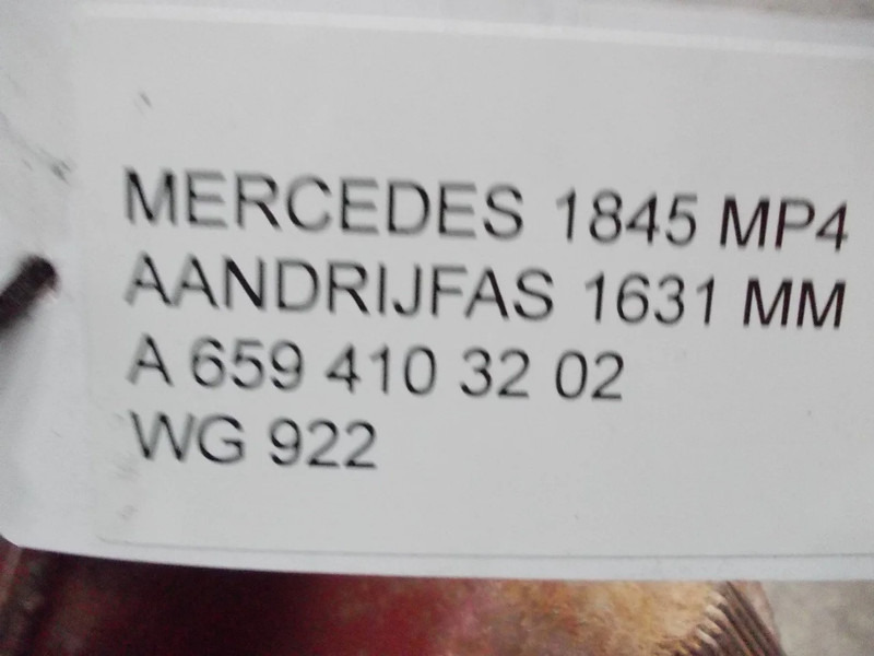 Погонско вратило за Камион Mercedes-Benz A 659 410 32 02 AANDRIJFAS MERCEDES 1851 EURO 6 // 1631 MM LANG: слика 6