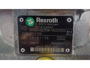 Хидраулика Rexroth A6VE80HA2/63W - Drive motor/Fahrmotor/Rijmotor: слика 3