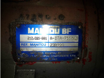 Оска и делови за Градежна машина Spicer Dana 212/205-001 - Manitou MT 932.25 - Axle: слика 3