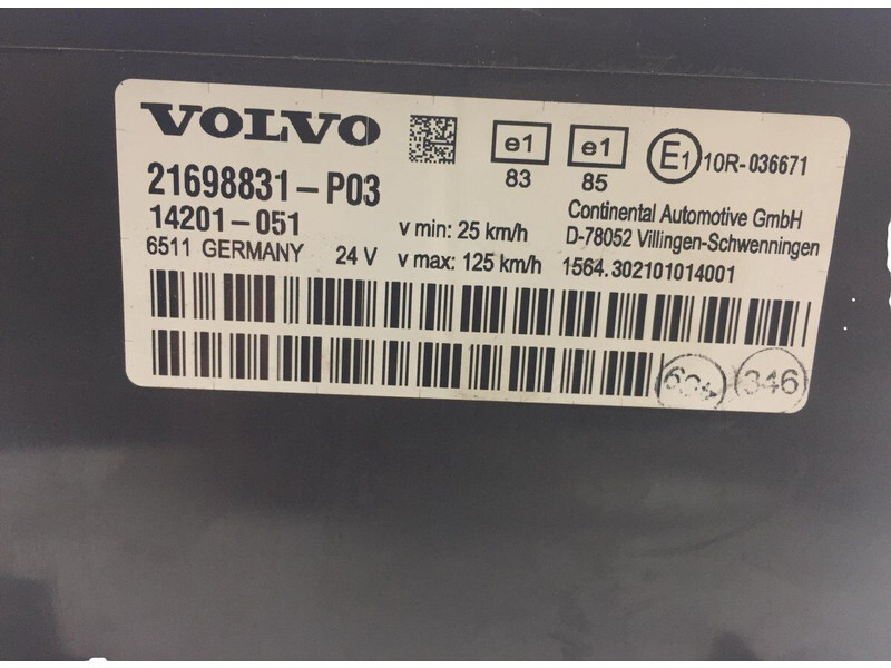 Контролна табла Volvo B5LH (01.13-): слика 7