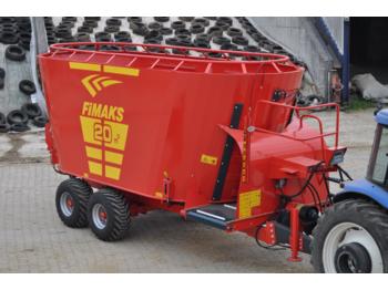 Fimaks Futtermischwagen 20m3 FMV 20 F/ feeding mixer / wóz paszowy - Вагон за мешање сточна храна