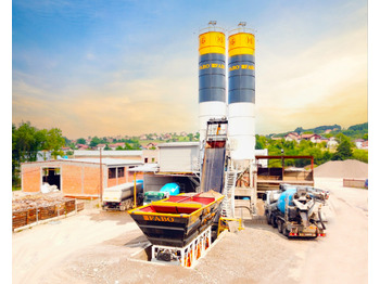 FABO SKIP SYSTEM CONCRETE BATCHING PLANT | 60m3/h Capacity | AVAILABLE IN STOCK - Бетонска база: слика 1