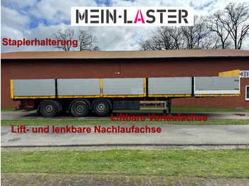 Schröder Pritsche Staplerhalterung Lenkachse  - Полуприколка платформа: слика 1