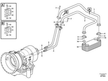 Volvo nieuwe Oliekoeler voe11033628 voe11110107 - Менувач и делови: слика 2