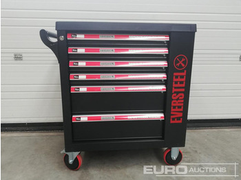 Unused Eversteel 6 Drawer Tool Cabinet, incl. Tools - Опрема за работилница: слика 1