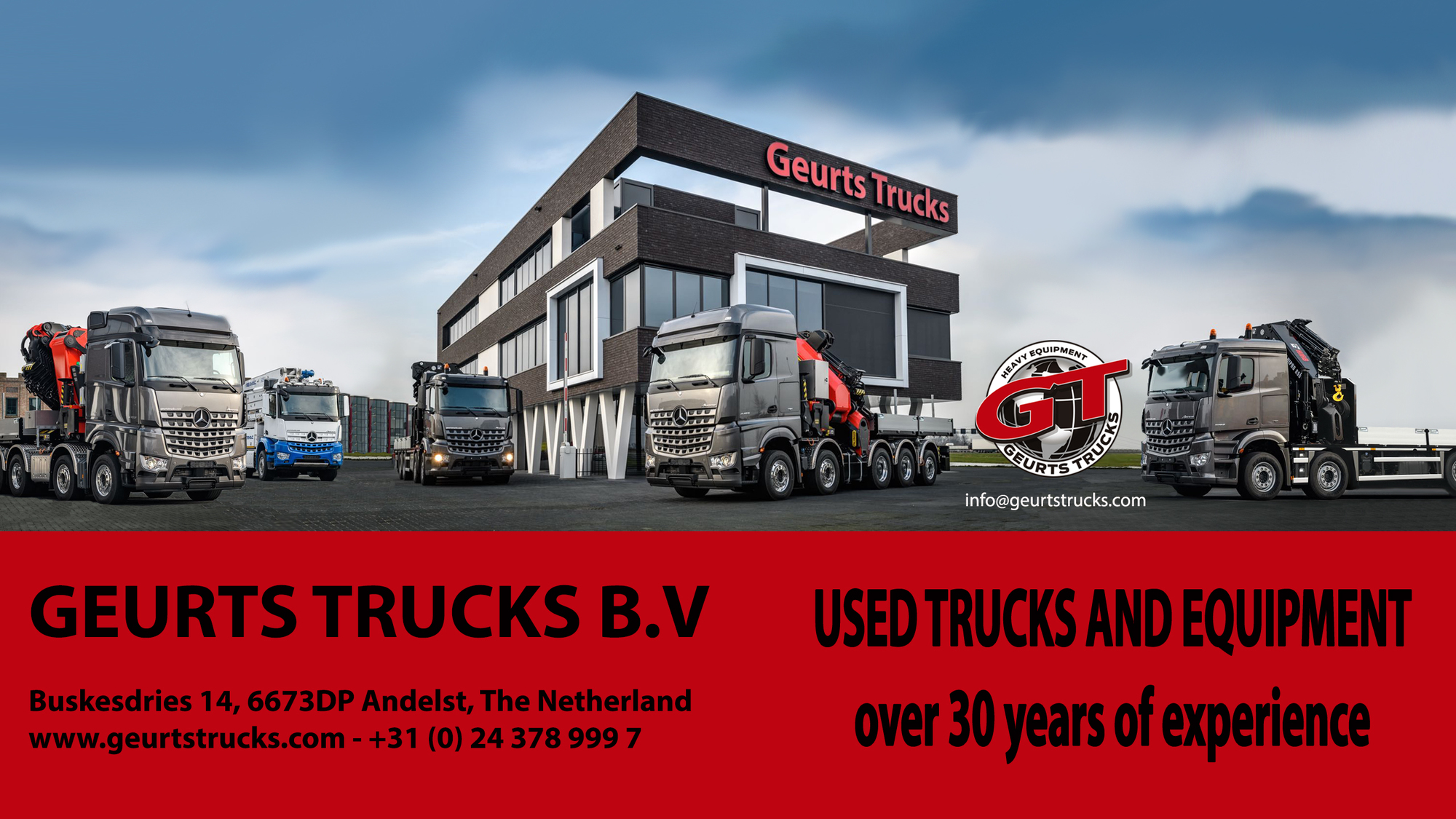 Geurts Trucks B.V. - Камиони влекачи MERCEDES-BENZ - 8x6, клима уред undefined: слика 1