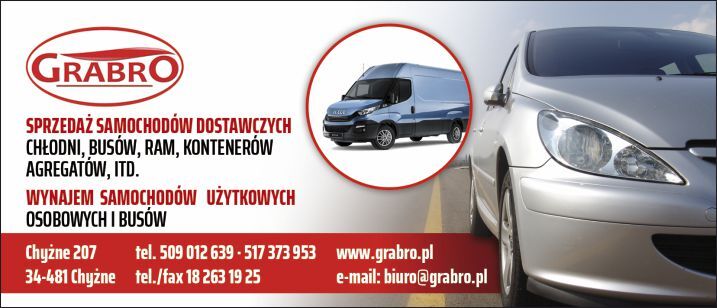 FIRMA HANDLOWO-USŁUGOWA EXPORT IMPORT ,,GRABRO" GRAŻYNA GJĄDŁA - Возила за продажба undefined: слика 3