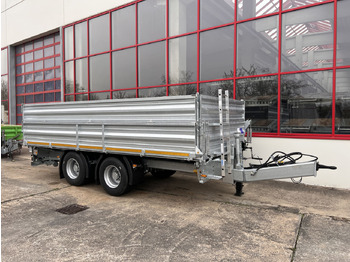 Нов Кипер приколка Möslein TTD 19 AB  19 t Tandem 3 Seiten Kipper TiefladerAufsatzbordwänden-- Neufahrzeug --: слика 4