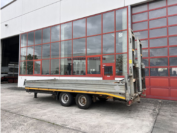 Приколка за низок утовар за транспорт на тешка машини Möslein TTS 13 Schwebheim  13 t Tandemtieflader: слика 4