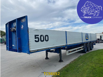 Полуприколка платформа VAN HOOL