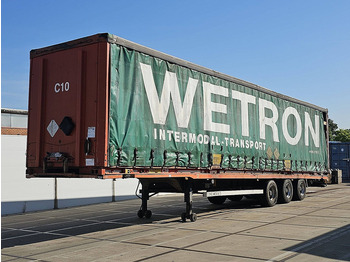 Транспортер на контејнер/ Полуприколка со променливо тело VAN HOOL