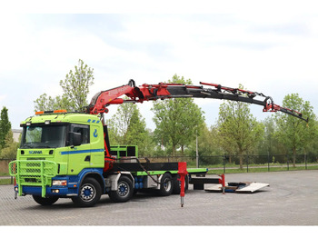 Камион со кран SCANIA R164