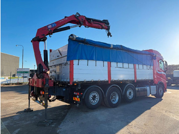 Камион со кран Volvo FH 500 8x2*6 Tipper / Kran / Crane / HMF 2120: слика 3