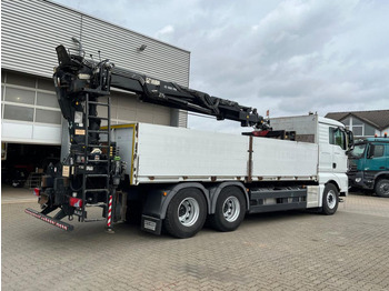 Камион со платформа, Камион со кран MAN MAN TG-X Pritsche Heckkran 26.440 6x4 Hiab XS 166: слика 4