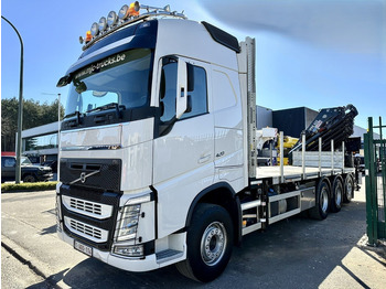 Камион со платформа, Камион со кран Volvo FH 420 8x4 TRIDEM + KRAAN HIAB 408 E-8 HIPRO + WINCH - 63.000km ONLY - CREWCAB 4 SEATER - PLATFORM 7m - TOP CONDITION: слика 3