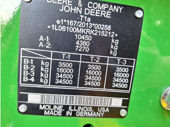 Трактор John Deere 6100M **MIETRÜCKLÄUFER**: слика 2 Трактор John Deere 6100M **MIETRÜCKLÄUFER**: слика 2