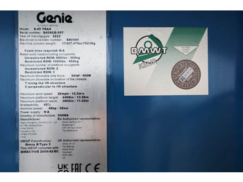 Телескопска платформа Genie S45XC Trax Valid inspection, *Guarantee! Diesel, 4: слика 5