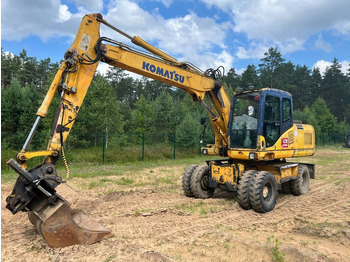 Багер на тркала KOMATSU PW160