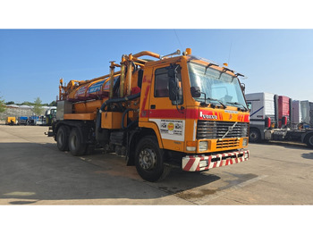 Вакуумски камион Volvo FL 10 - 320 (10500L + 1500L / 10 TYRES FULL STEEL / HIGH PRESSURE + VACUUM / POMPE MANUELLE / MANUAL PUMP): слика 3
