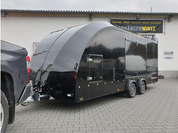 Автотранспортна приколка BJT Race Transporter 4 550x212x188cm blackline E Winde Alufelgen bl FSR ASR RFS 100km/H 3500kg 2024: слика 3