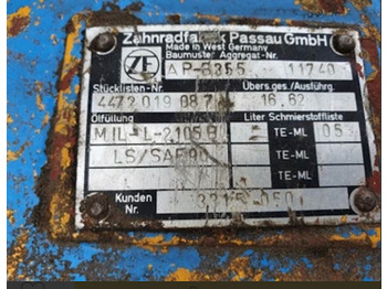 Рукавец за Земјоделска машина Caterpillar 212 ZF AP-B355 , APL-B355 zwolnica zwrotnica Piasta obudowa mostu: слика 2