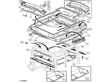Кабина и ентериер JOHN DEERE