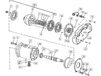 Хидрауличен мотор JOHN DEERE