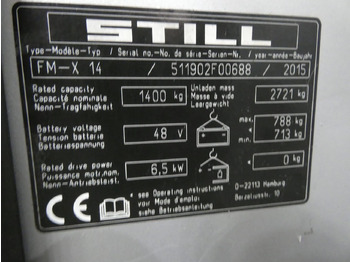 Вилушкар со подигнување STILL FM-X14: слика 5