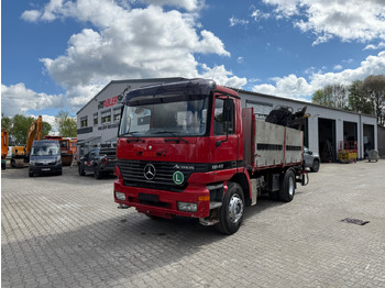 Камион со платформа, Камион со кран Mercedes-Benz 1840 Actros 2-Seiten-Kipper mit Kran Hiab 125-3 mit Funk: слика 2